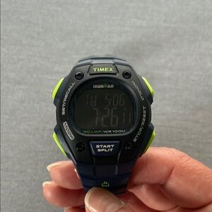 Timex Ironman Black and Green Digital Watch Men’s